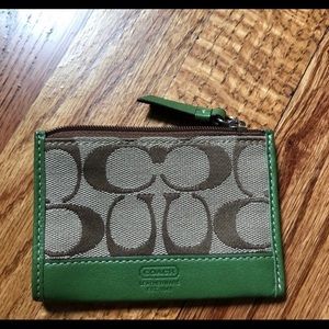 Coach credit card/coin purse